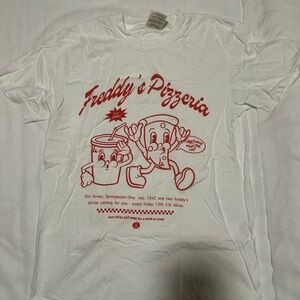 Comfort Colors White Tee with Red Graphic